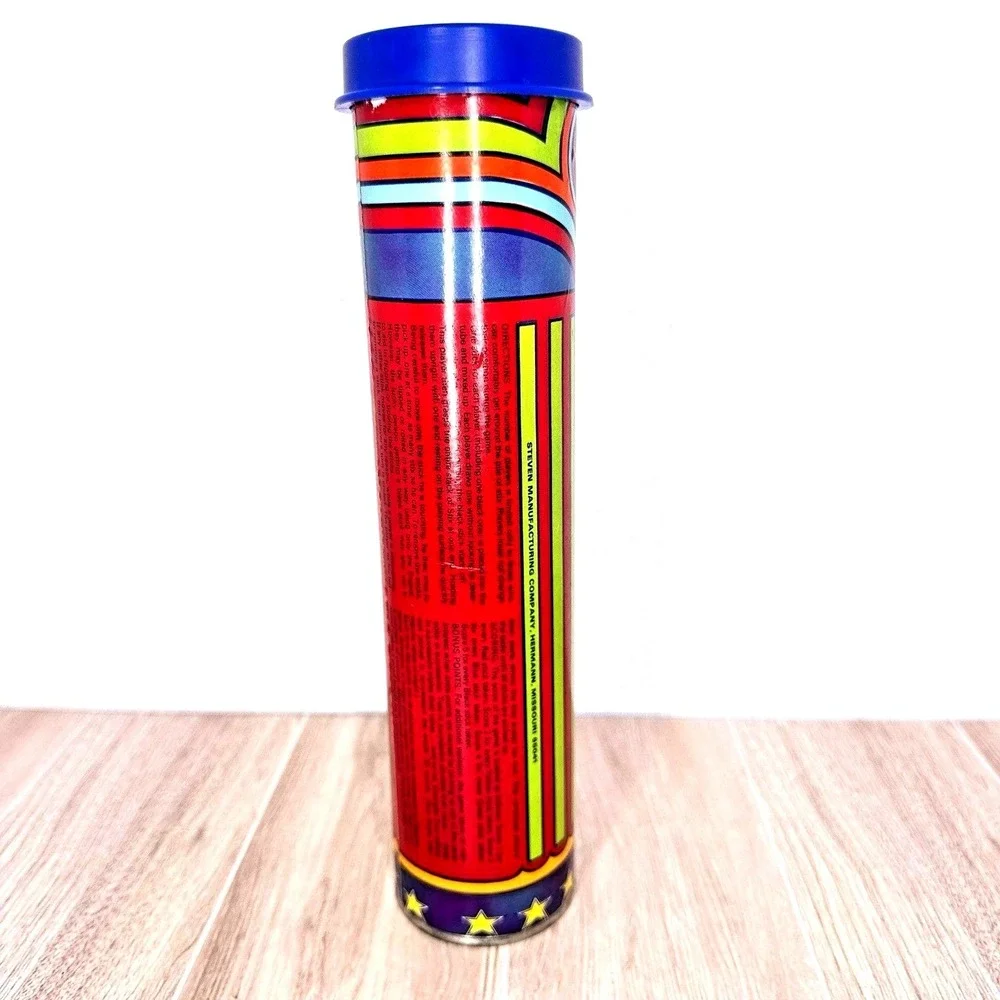 Vintage‎ Steven's King Size Pick Up Stix Game Jumbo Tube USA Classic Toy 60s